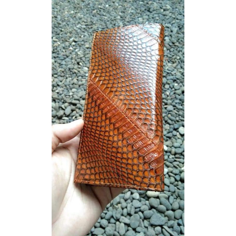Dompet kulit ular asli