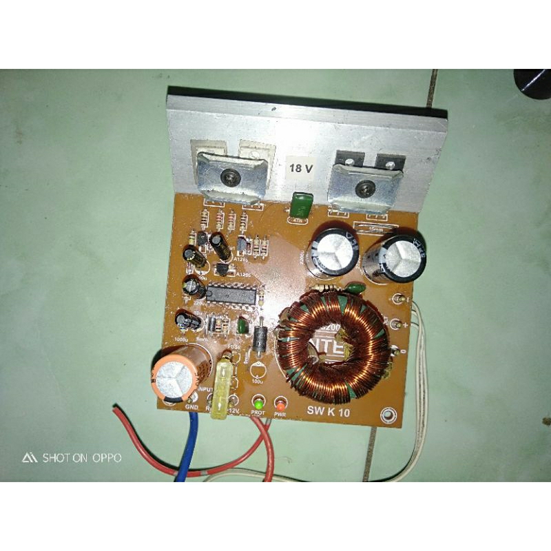kit inverter 12v dc out 15v dc.