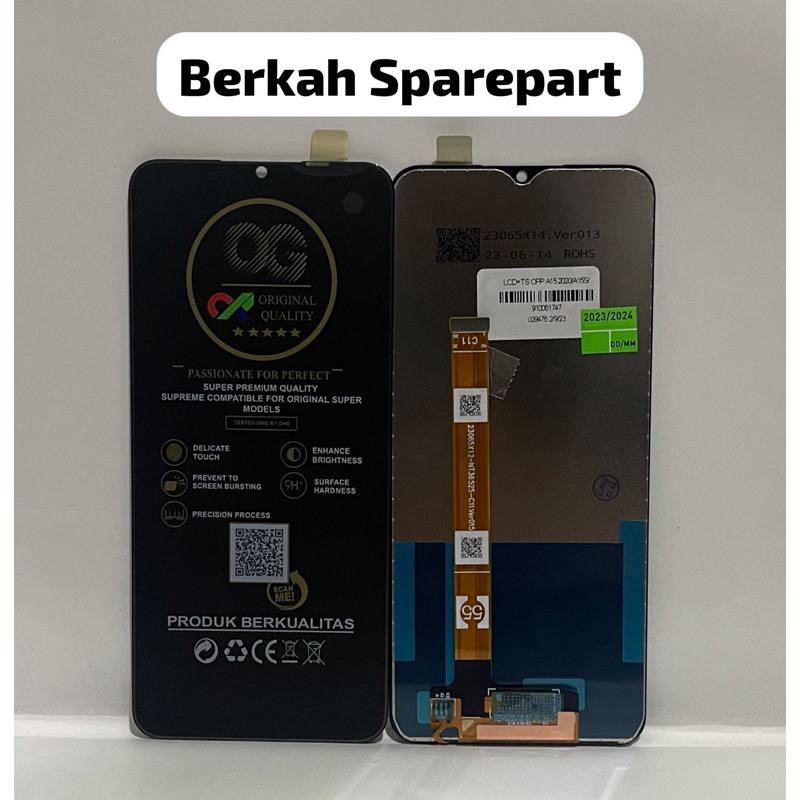 LCD OPPO A15/ LCD REALME C11/ LCD REALME C12/ LCD REALME C15 FULLSET TOUCHSCREEN