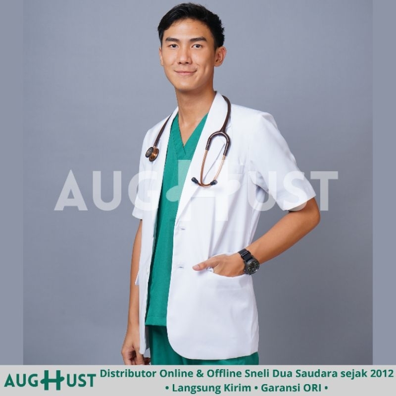 JAS DOKTER PRIA LENGAN PENDEK SNELI PRIA LENGAN PENDEK JAS DOKTER DUA SAUDARA SNELI DUA SAUDARA