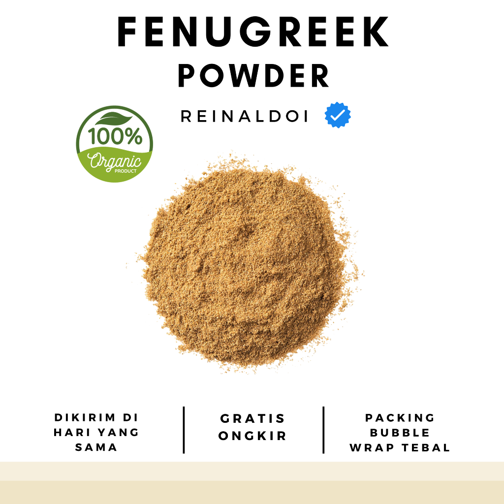

Fenugreek Powder Bubuk Kelabet Rempah 100 GR