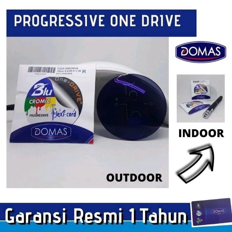LENSA PROGRESIF BLUECROMIC ONE DRIVE, KACAMATA BLUERAY PHOTOCROMIC, BLUECROMIC FLEXI ONE DRIVE