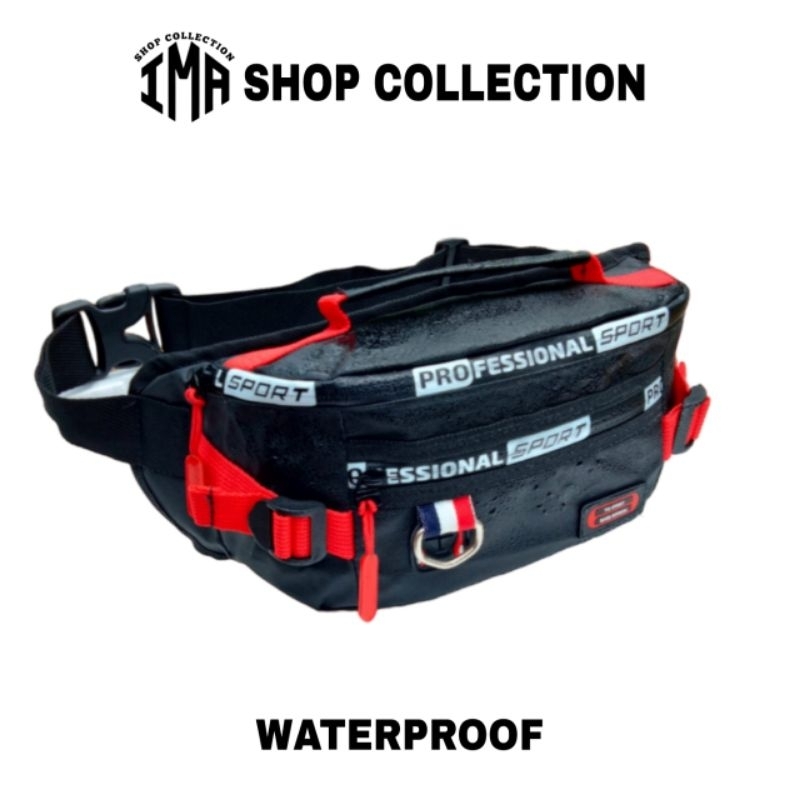 Waistbag Pria Tas Selempang Pria Anti Air Tas Pinggang Tas Dada Distro Tas