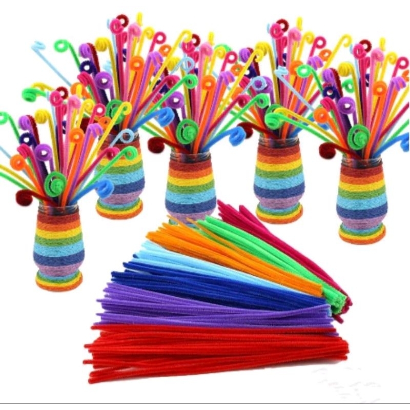 KAWAT MERCY CAMPUR WARNA ( Tidak bisa request warna ) 100pcs , KAWAT KERAJINAN, KAWAT WARNA WARNI , 