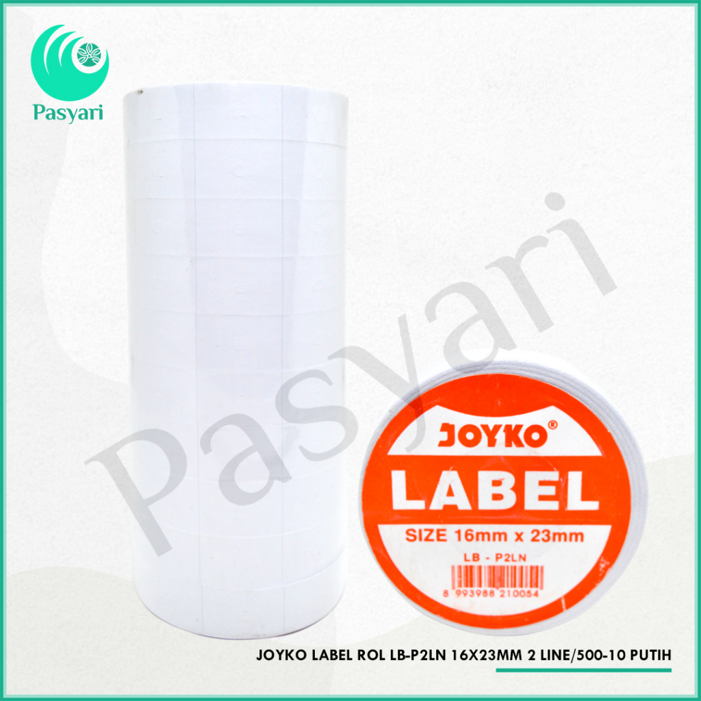 

JOYKO LABEL ROL LB-P2LN 16x23mm 2 LINE/500-10 PUTIH