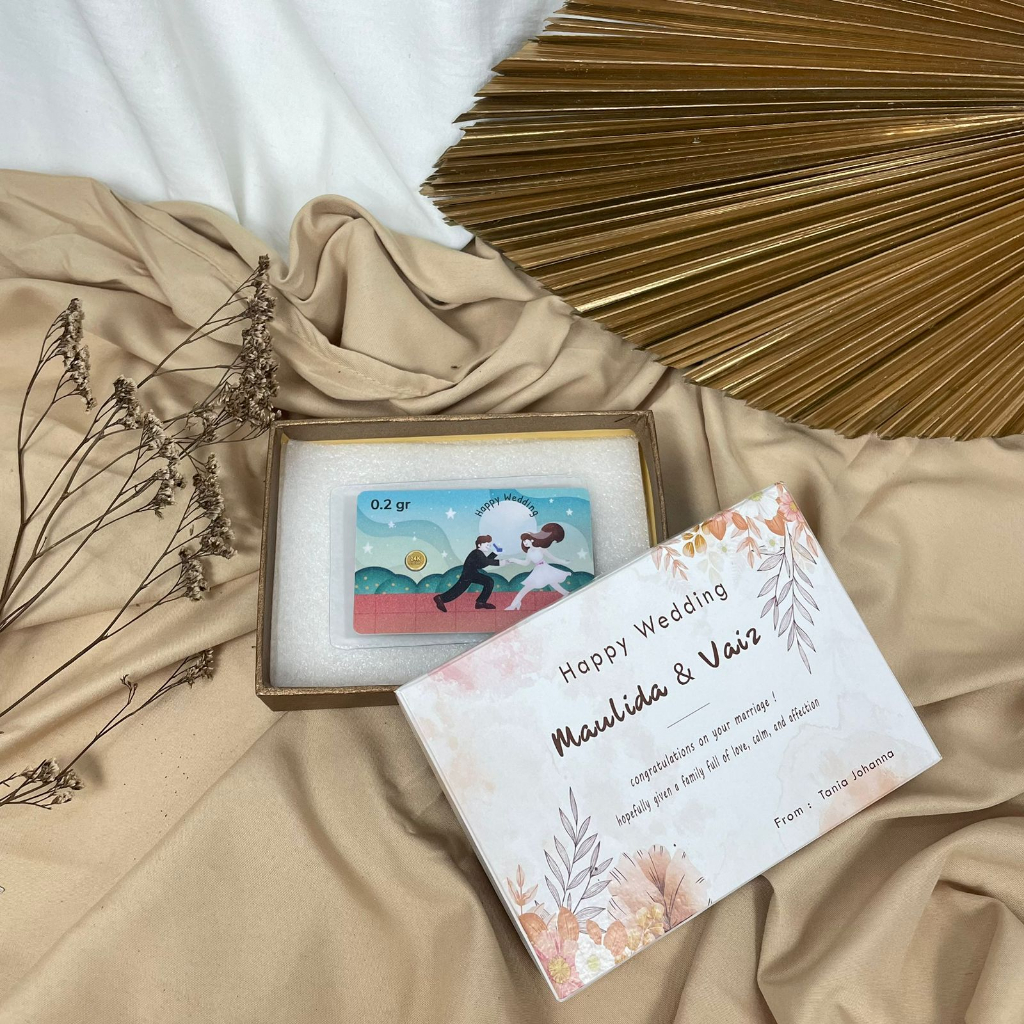 

Maulida| Box Emas LM Souvenir (14x10x3) Custom Hardbox Packaging