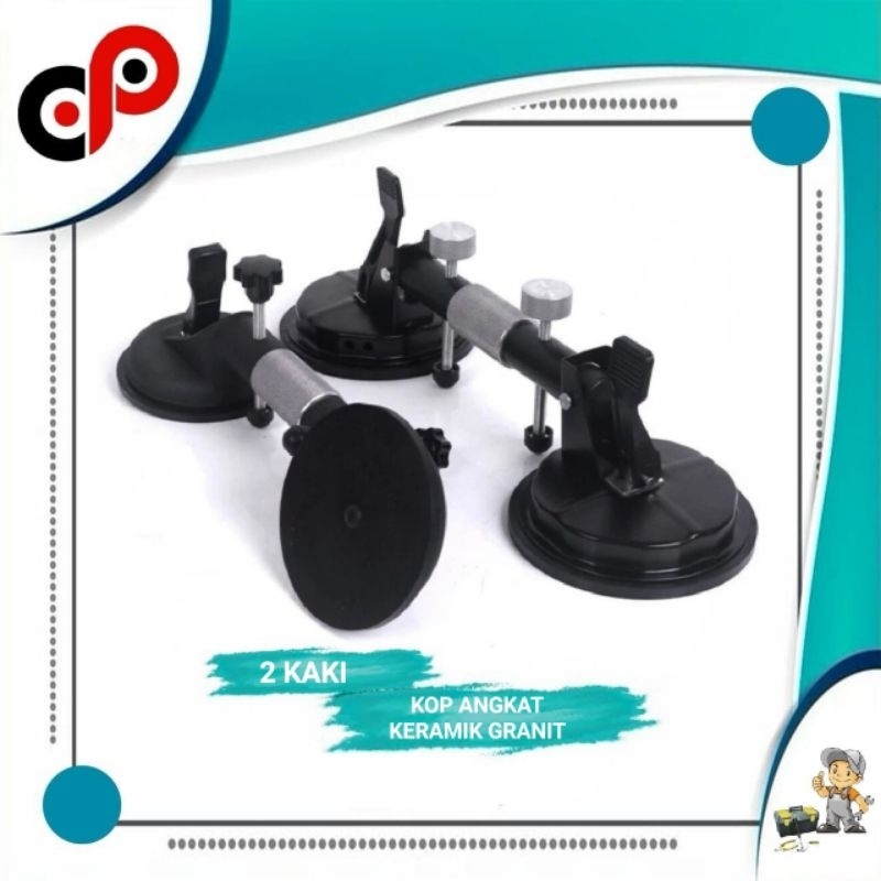 Kop Angkat Keramik Granit | Adjustable Suction Cup 2 Kaki