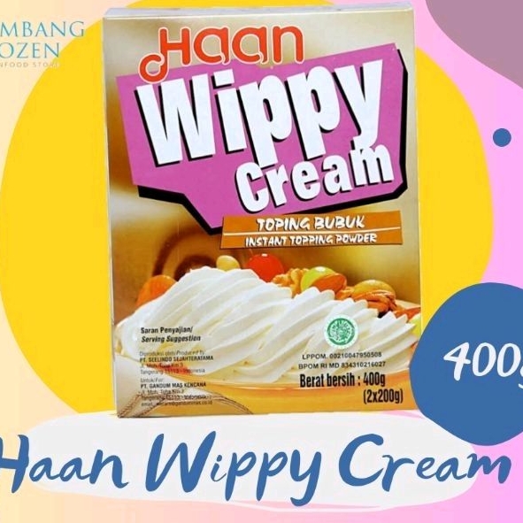 

Haan Wippy Cream Bubuk 400gr