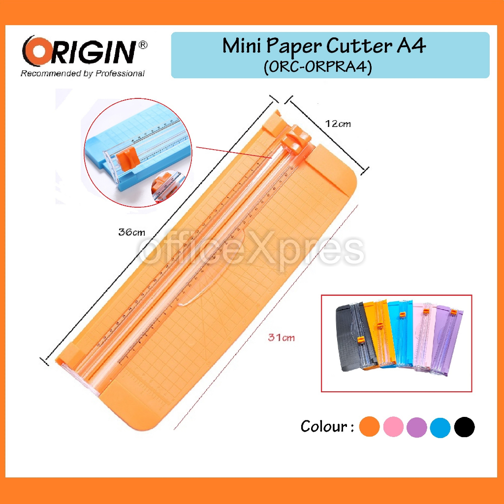 

Alat Pemotong Kertas HVS / Paper Cutter Trimmer A4 / Pemotong Kertas Mini A4 / Trimmer Origin