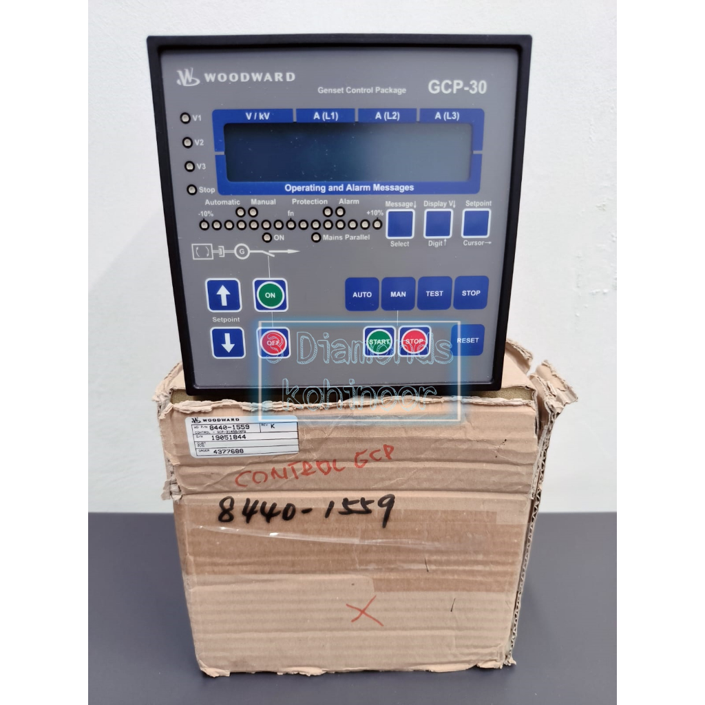 WOODWARD GCP-30 GENSET CONTROL PACKAGE MAINS & GENERATOR PROTECTION