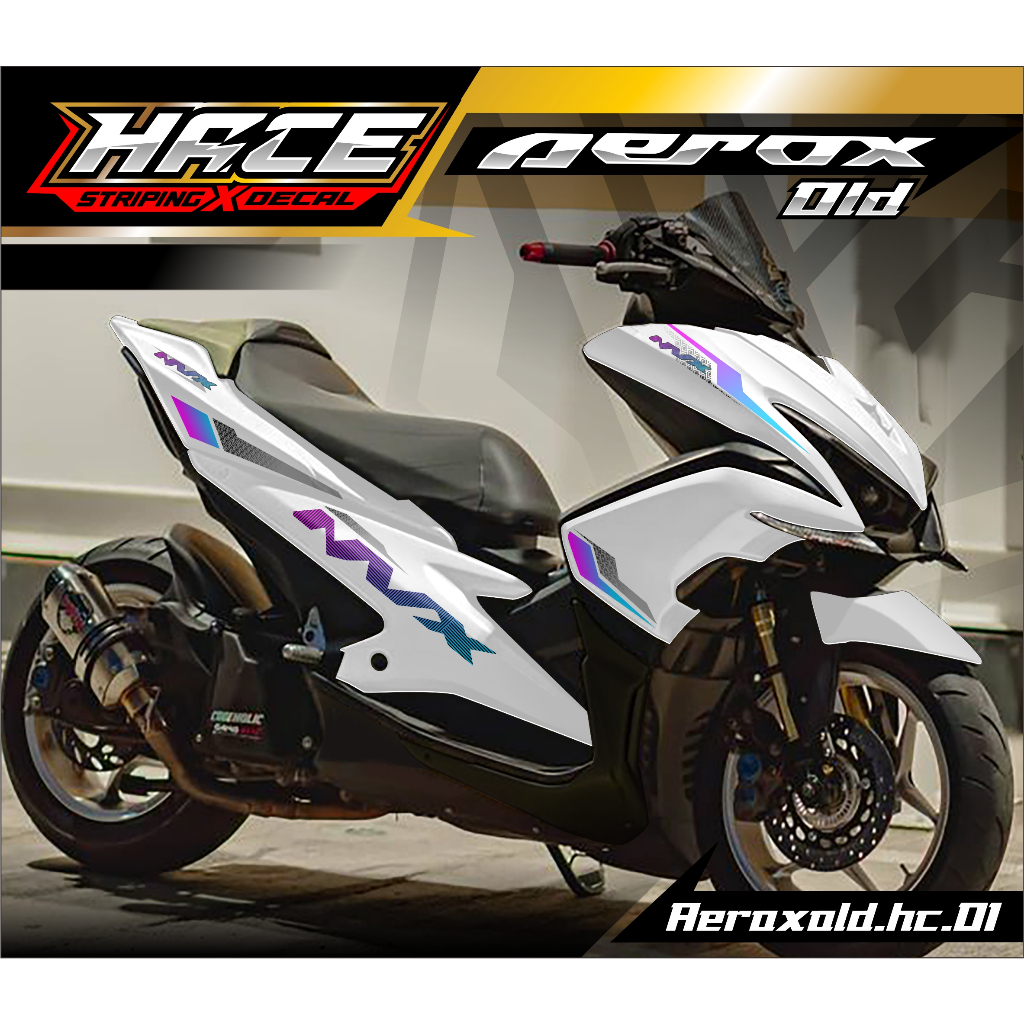 STICKER DECAL AEROX OLD - DECAL AEROX OLD PREMIUM HC.01