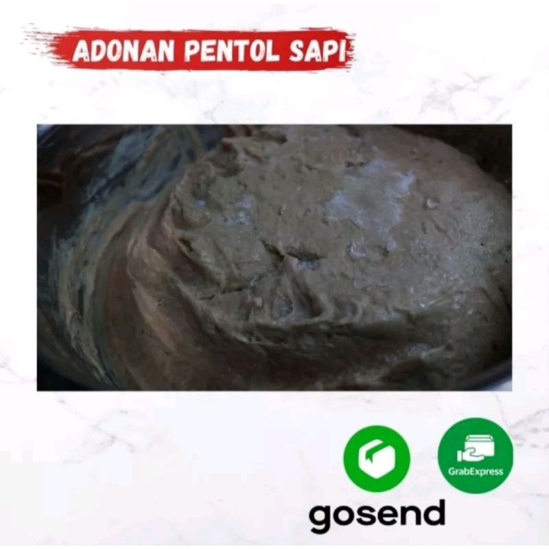 

Adonan Pentol Sapi bisa untuk isian tahu goreng