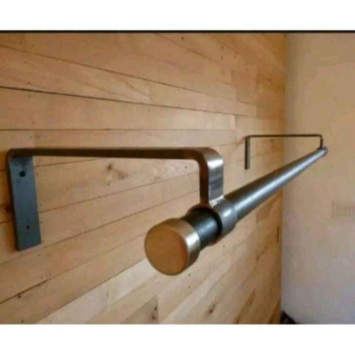 Rak besi penyangga tempel dinding/penyangga jemuran dll