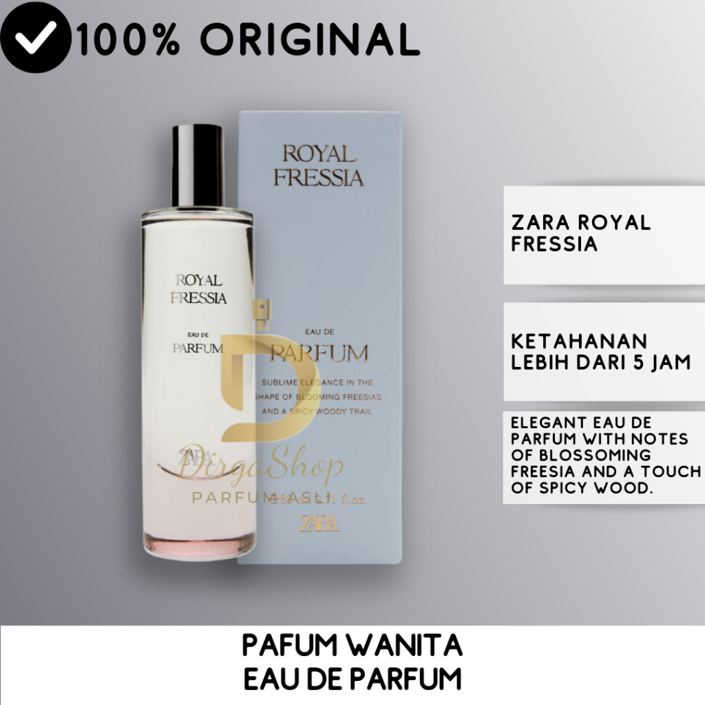 ZARA ROYAL FRESSIA EDP FOR WOMEN