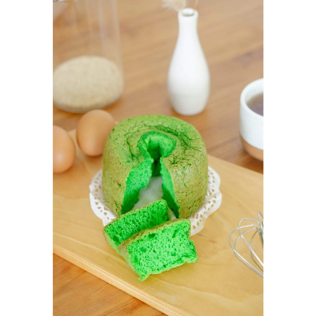 

chiffon pandan keto friendly lowcarb