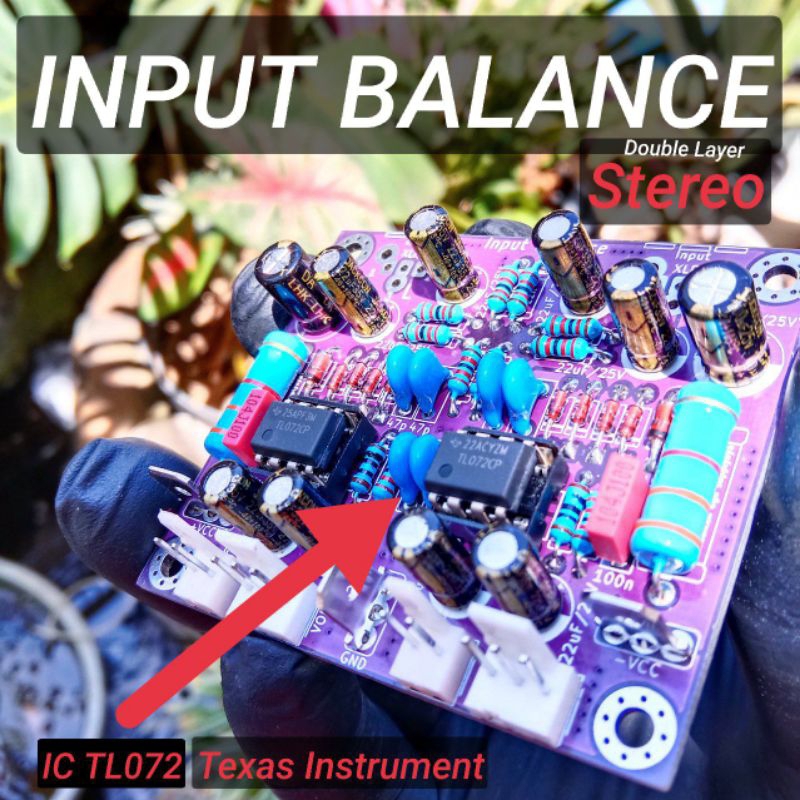 Kit Input Balance Stereo Double Layer High Quality