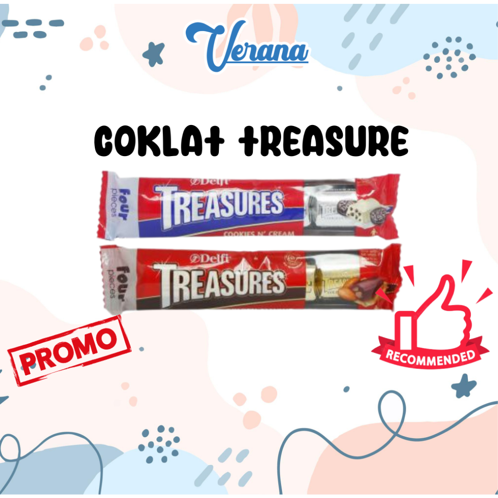

[TERMURAH] COKLAT TREASURE ALMOND & COOKIES 30GR