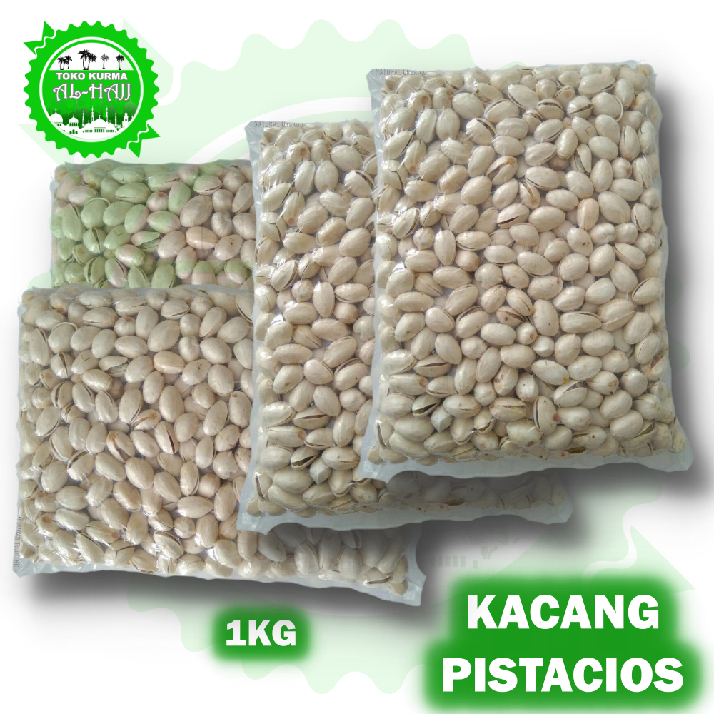 

KACANG PISTACIOS 1KG/KACANG FUSTUK /HAJI UMROH