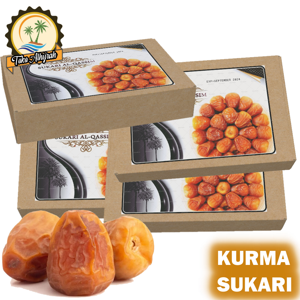 

Kurma sukari/kurma raja original madinah 500gr [kemasan box mika]