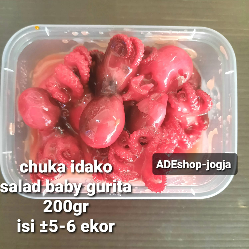 

chukka chuka idako salad baby octopus gurita seasoned 200 gr