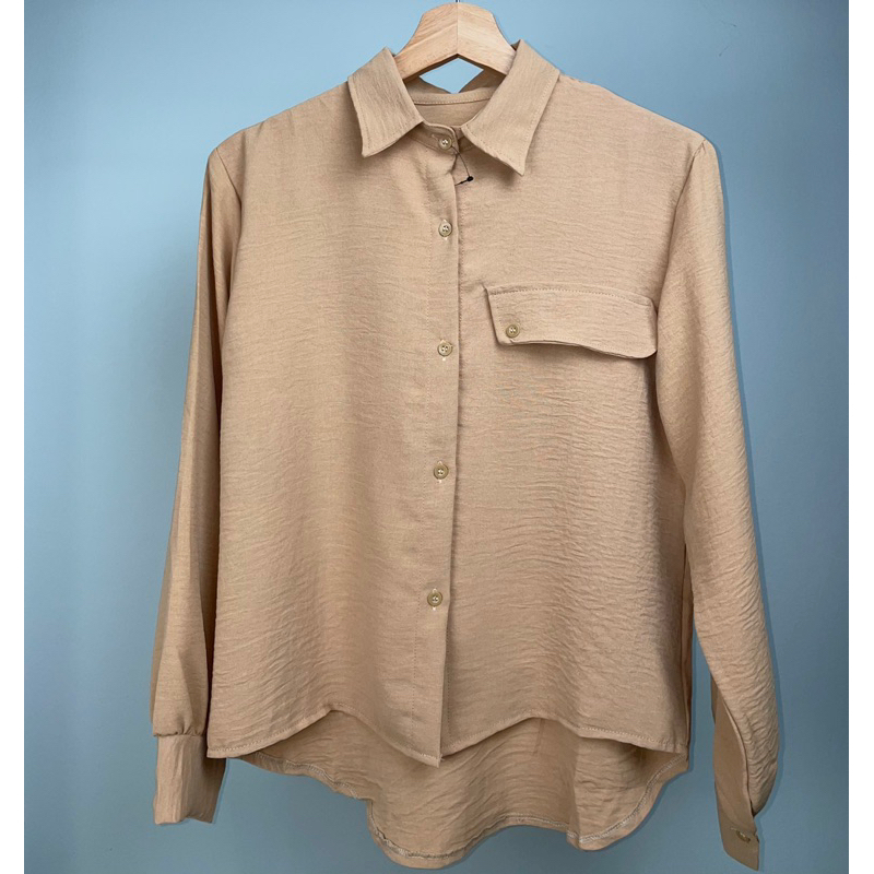 FE-Kemeja Crincle Airflow-Kemeja Polos premium crincle (014)