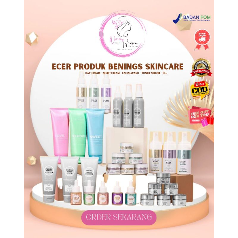 ECER BENINGS READY STOCK ❗PRODUK BENINGS SKINCARE/DAYCREAM BENINGS/NIGHTCREAM BENINGS/FACIALWASH BEN