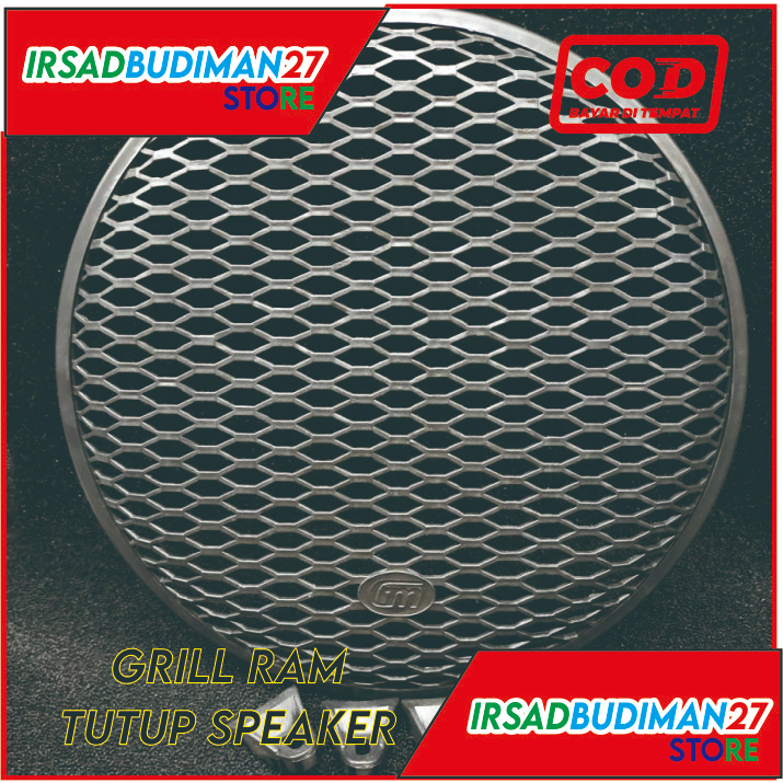 Grill Ram Tutup Speaker 12 Inch Ram Speaker 12 Inch Bulat plus Jepitan