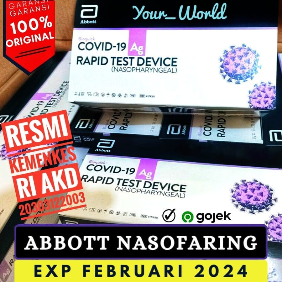 SWAB TEST ANTIGEN ABBOT BIOQUICK NASO 1 SET ECER