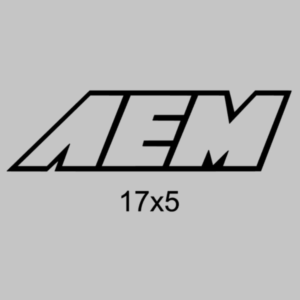 Cutting Sticker logo AEM