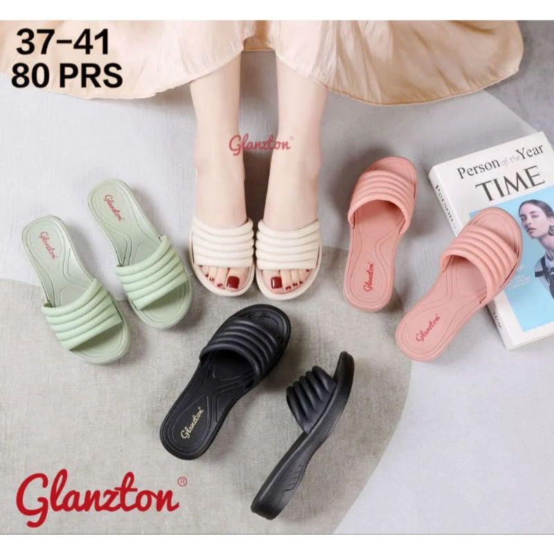 Sandal Wedges Jelly Wanita Sandal Jelly Selop Wanita Glanzton