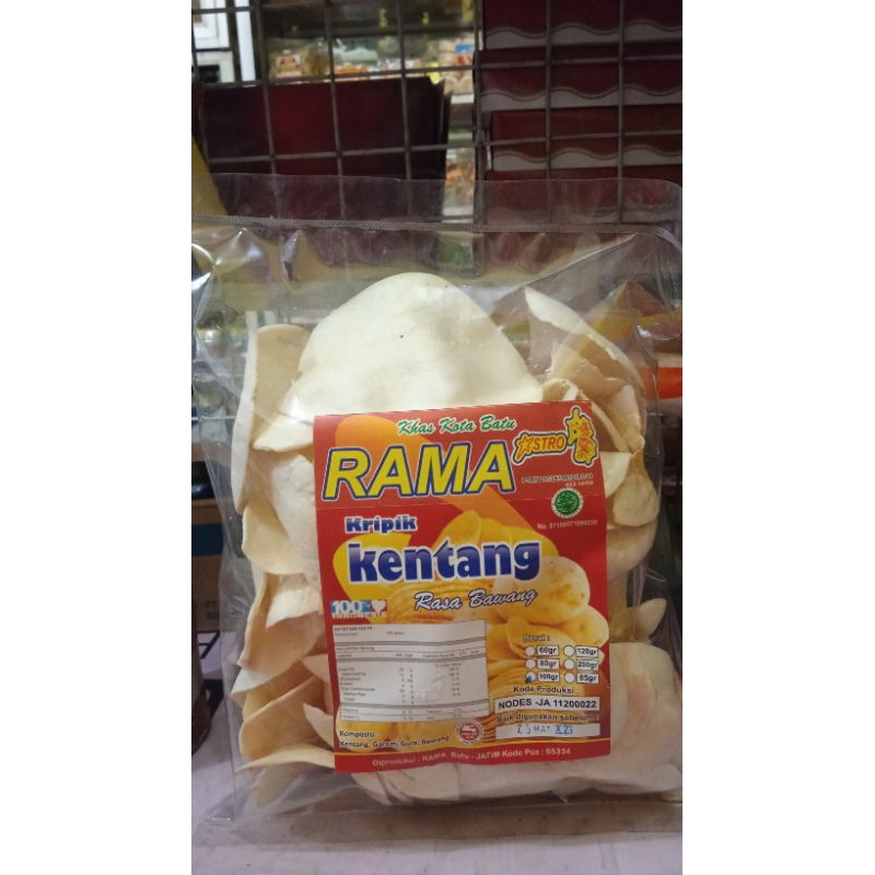 

KERIPIK KENTANG RAMA 100 gr ASLI BATU