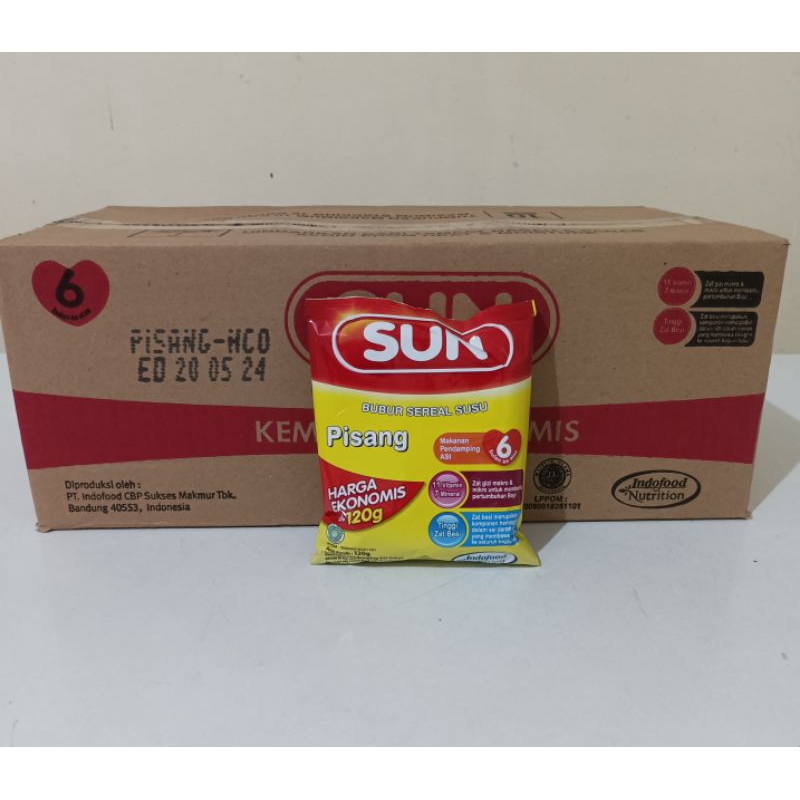 bubur sun 120gr / 1 dus / 24 pcs