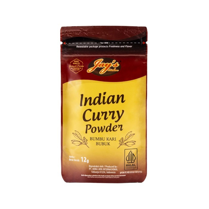 

JAYS INDIAN CURRY POWDER 12GR