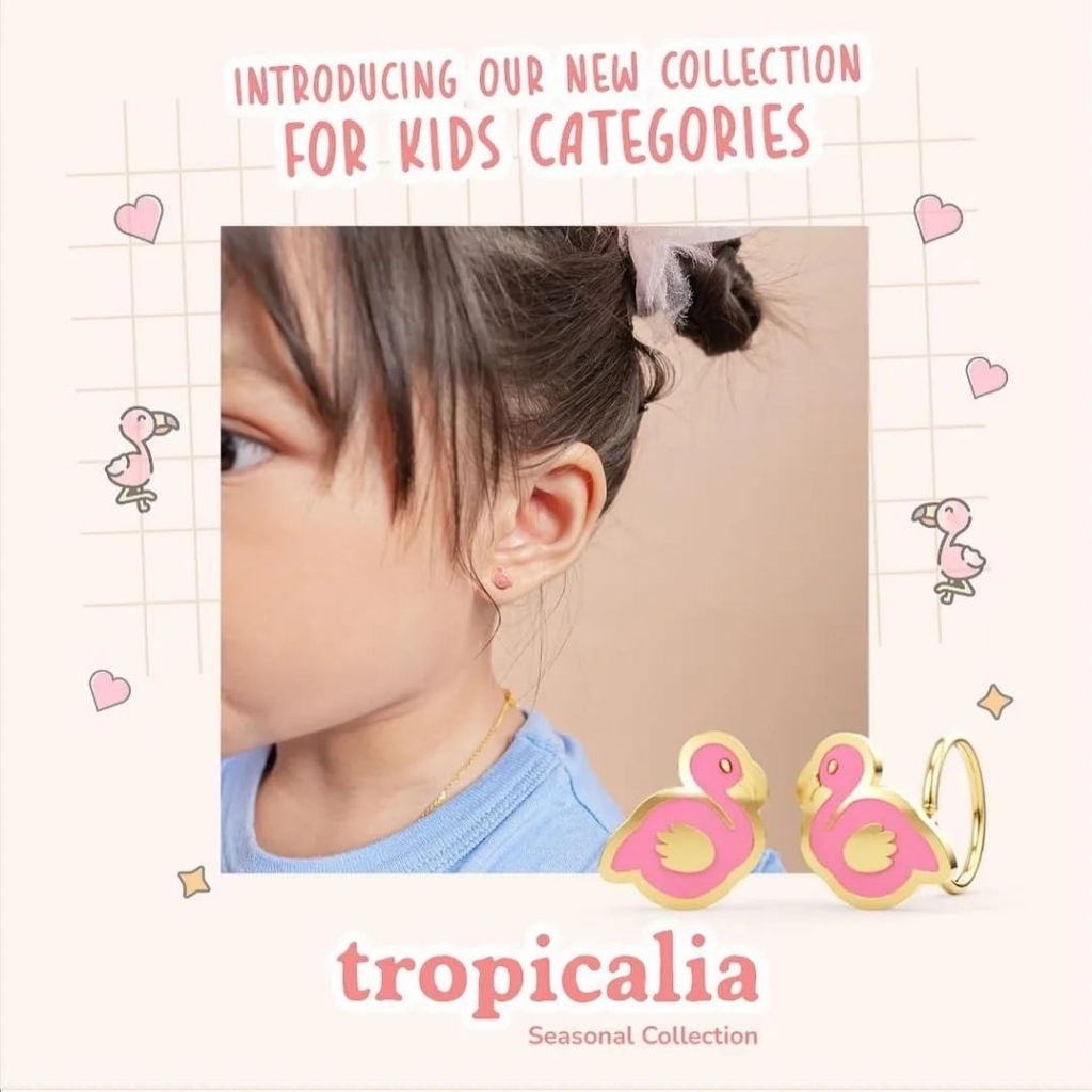 littlethingshewear flamingo earring