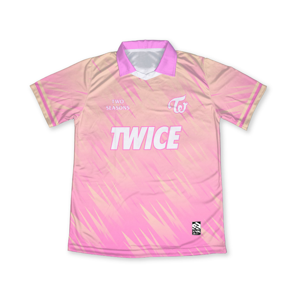 GAMEPLAN - Kaos Dewasa Jersey Vintage Kpop Edition TWICE Art 02 Aesthetic Olahraga Full Print