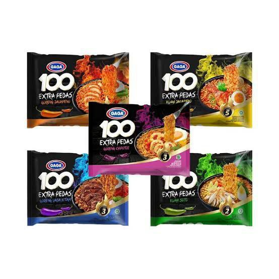 

MIE GAGA 100 EXTRA PEDAS MIE INSTAN 75 GR