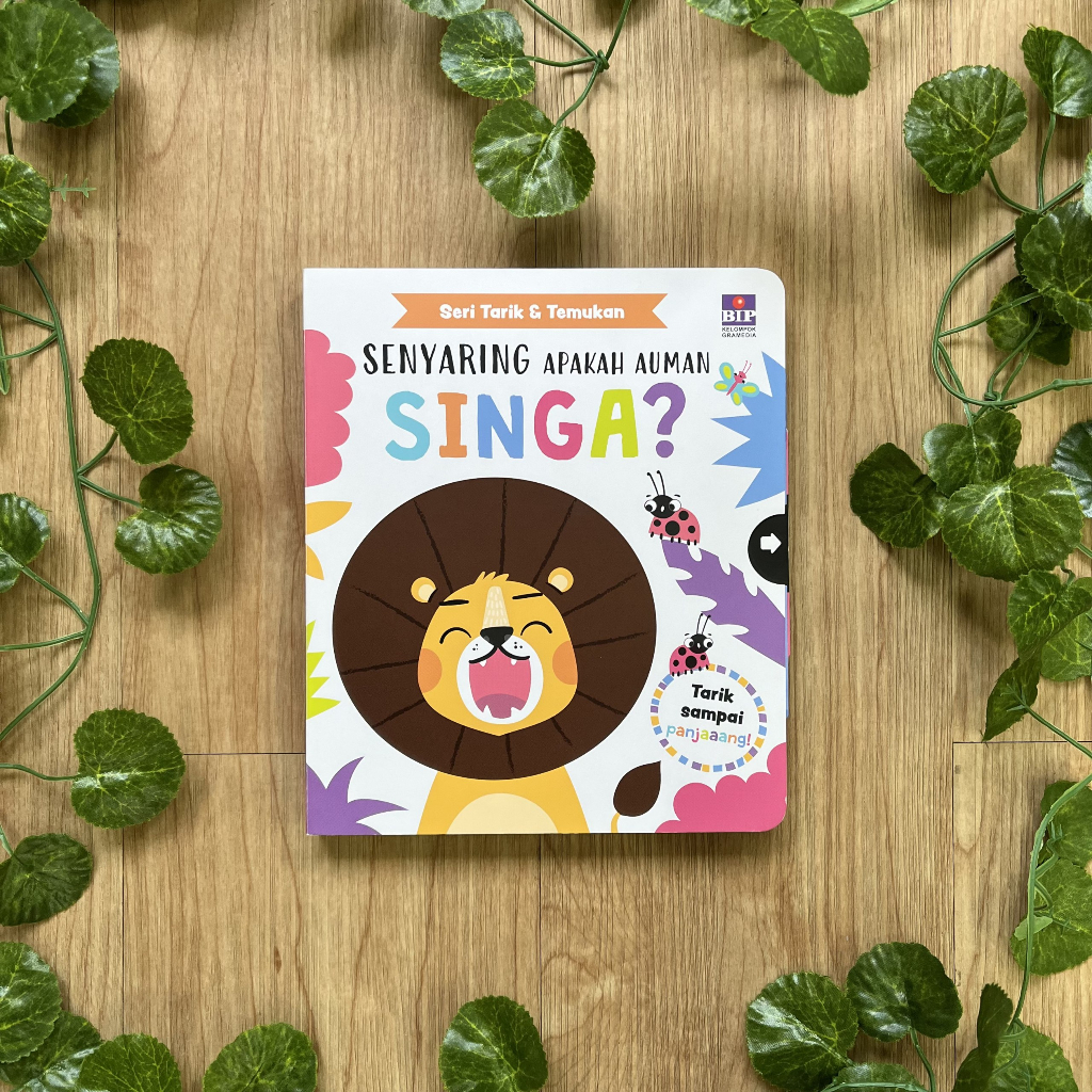 Buku Anak Seri Tarik dan Temukan: Senyaring Apakah Auman Singa?