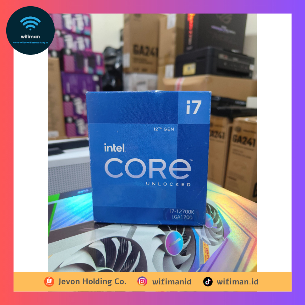 Intel i7 12700k 12th Gen Processor LGA 1700 Bukn 12700kf