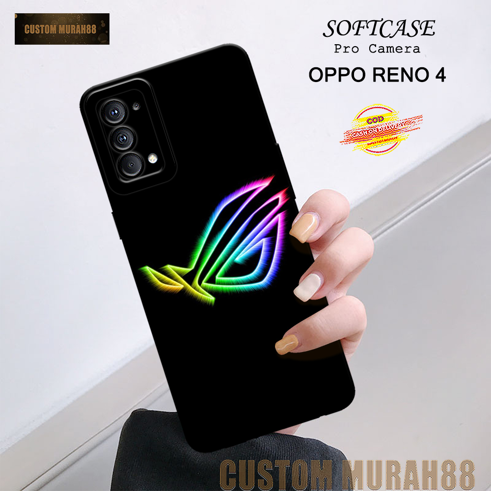 Case Oppo Reno 4 Terbaru - Fashion Case GAMING - Casing Hp Oppo Reno 4 - Softcase Pro Camera Oppo Re