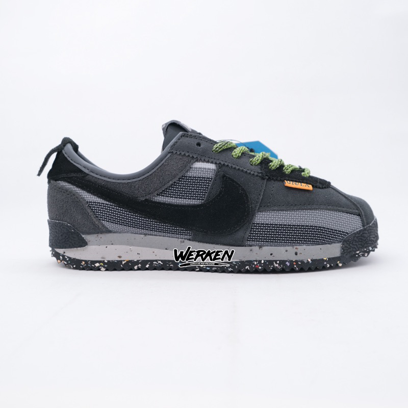 Union X Nike Cortez LA Dark Grey Black