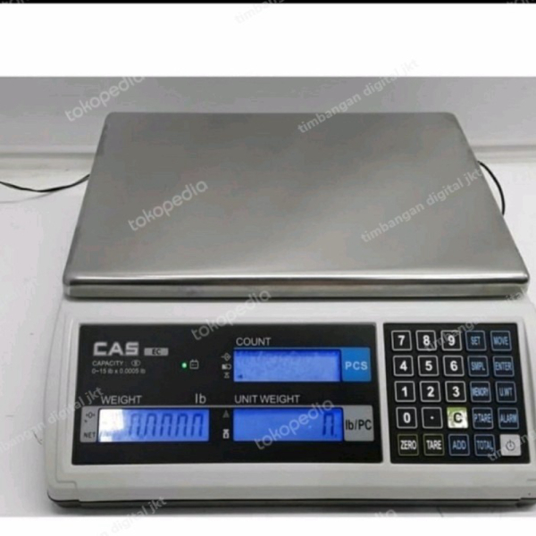 

TIMBANGAN CAS EC COUNTING SCALE TIMBANGAN BAUT / HITUNG PCS 3KG x 0.1G Limited