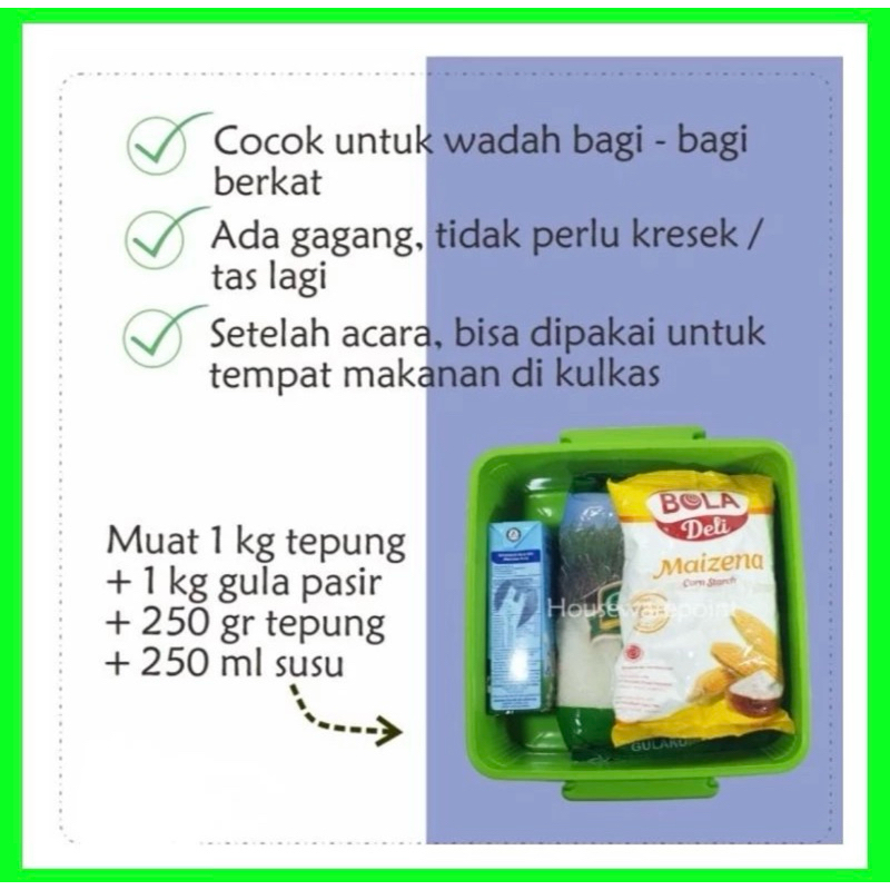 NEW DEALS RANTANG SUSUN 2 / RANTANG CHELZY SUSUN 2 / RANTANG BERKAT / RANTANG PLASTIK / RANTANG