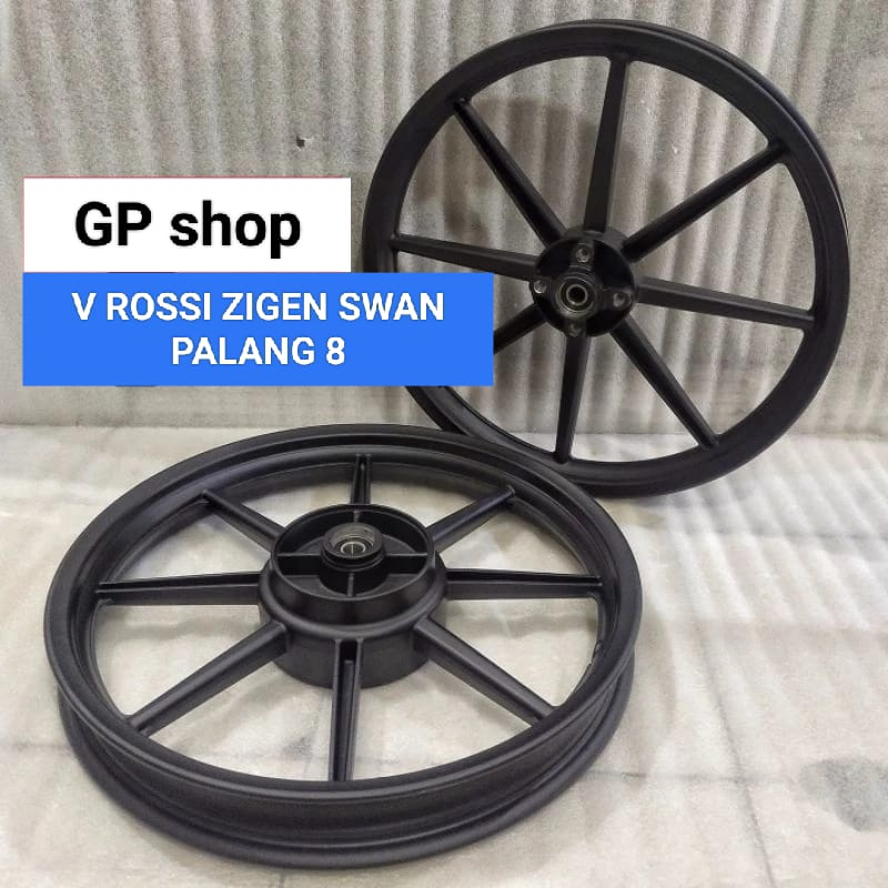 Velg Racing Yamaha Rx King Zigen Swan Palang 8 Uk 160/185 ring 17 PNP rx-king