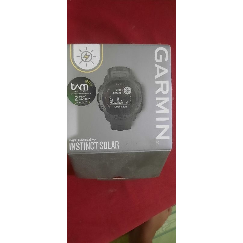 garmin instinct solar second