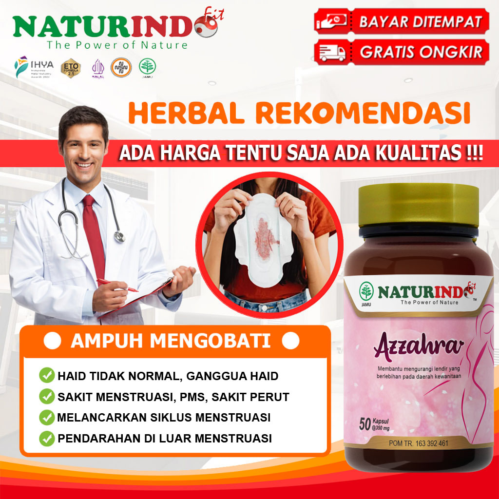 Jamu Pelancar Datang Bulan Telat 1 2 3 4 Bulan Paling Ampuh Pelancar Haid Azzahra Naturindo Fit