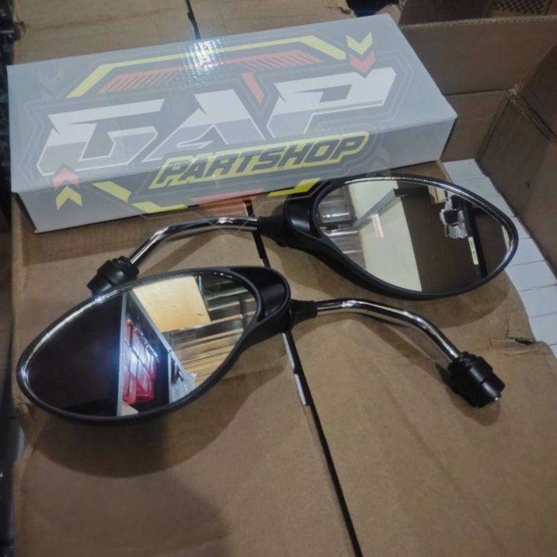 SPION 125Z/ZR EMBOS YAMAHA, GAGANG CROME DAN HITAM.