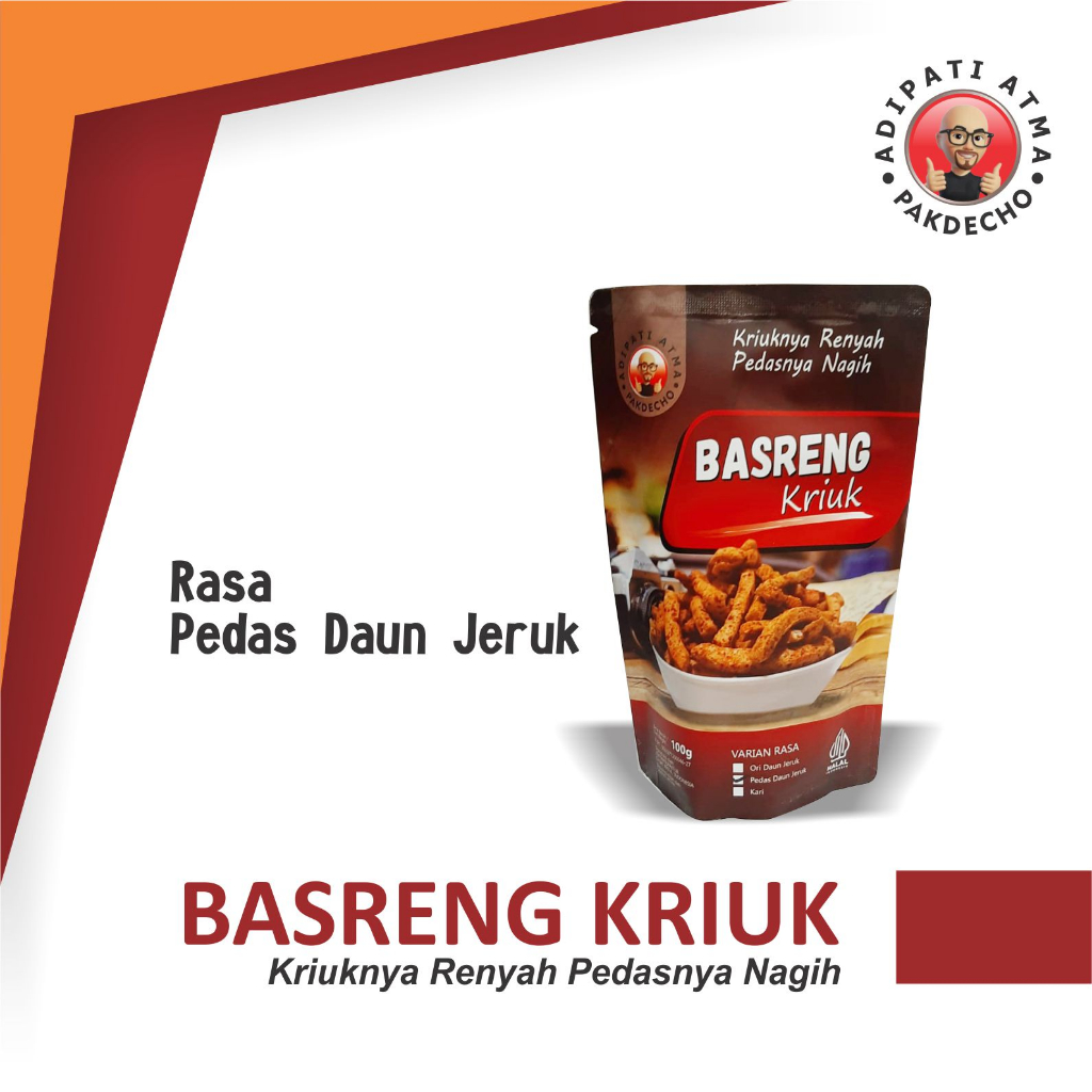 

Basreng Kriuk - Pakdecho Rasa Pedas Daun Jeruk