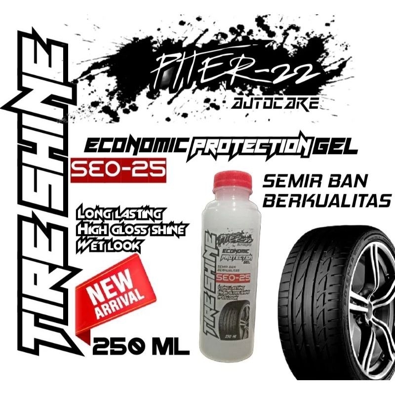 SEMIR BAN TAHAN LAMA / SEMIR BAN MOBIL / 250  ML / TIRE POLISH SEMIR BAN