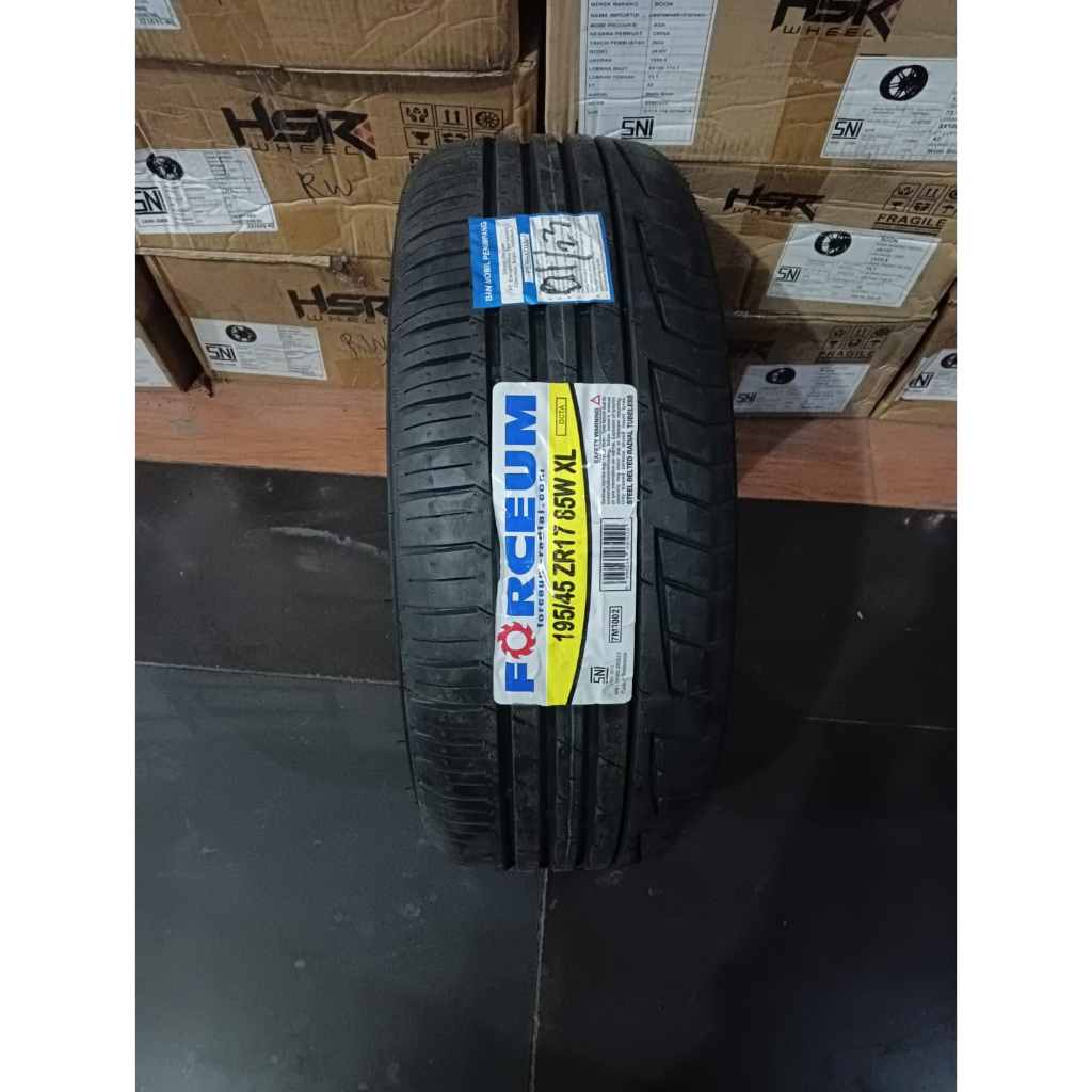 Ban tub less 195/45 R17 merk FORCEUM OCTA murah dan awet ring 17