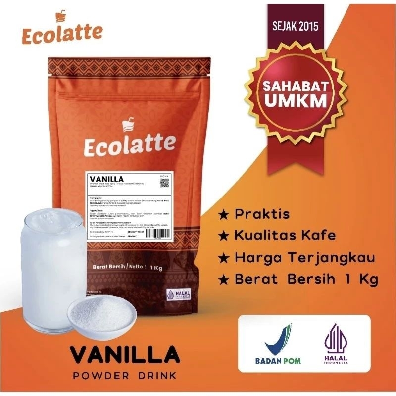 

ECOLATTE BUBUK MINUMAN 1KG ALL VARIAN